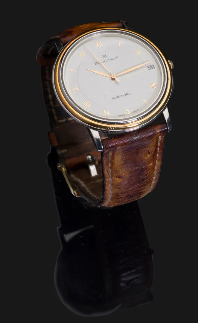 Blancpain Villeret 33mm Yellow gold and Stainless steel Cream