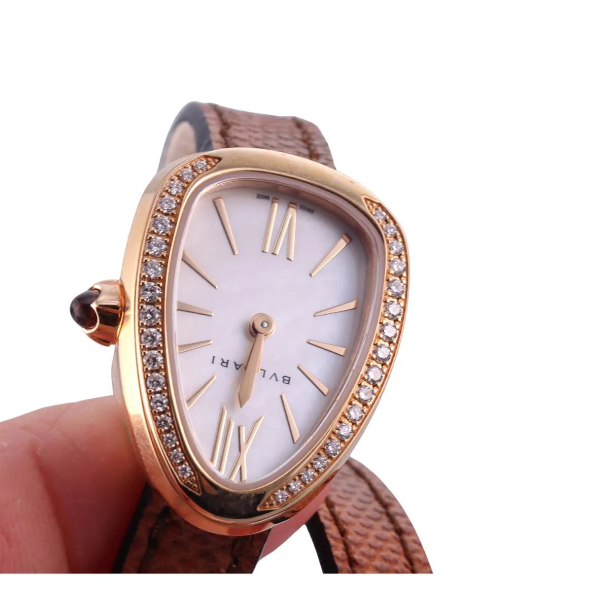 Bulgari Serpenti 1NJ4ZF 19mm Rose gold and Diamond 4