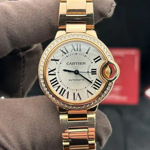 Cartier Ballon Bleu WJBB0036 33mm Rose gold Silver