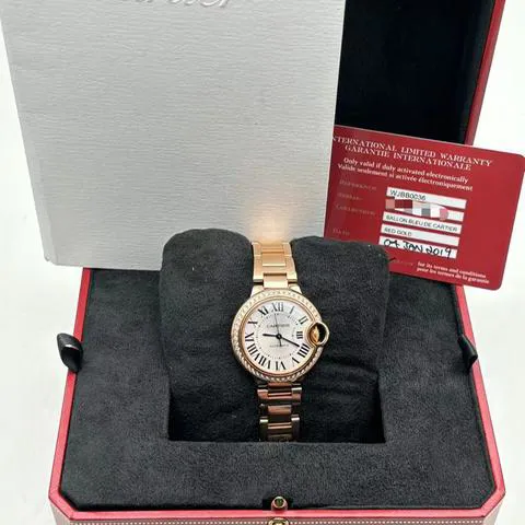 Cartier Ballon Bleu WJBB0036 33mm Rose gold Silver 6