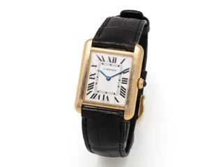 Cartier Tank Solo 2743 Yellow gold and Stainless steel Silver