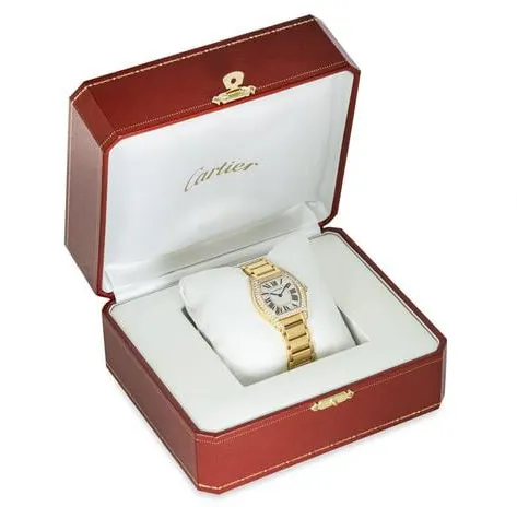 Cartier Tortue 2643 27mm Yellow gold Silver 7