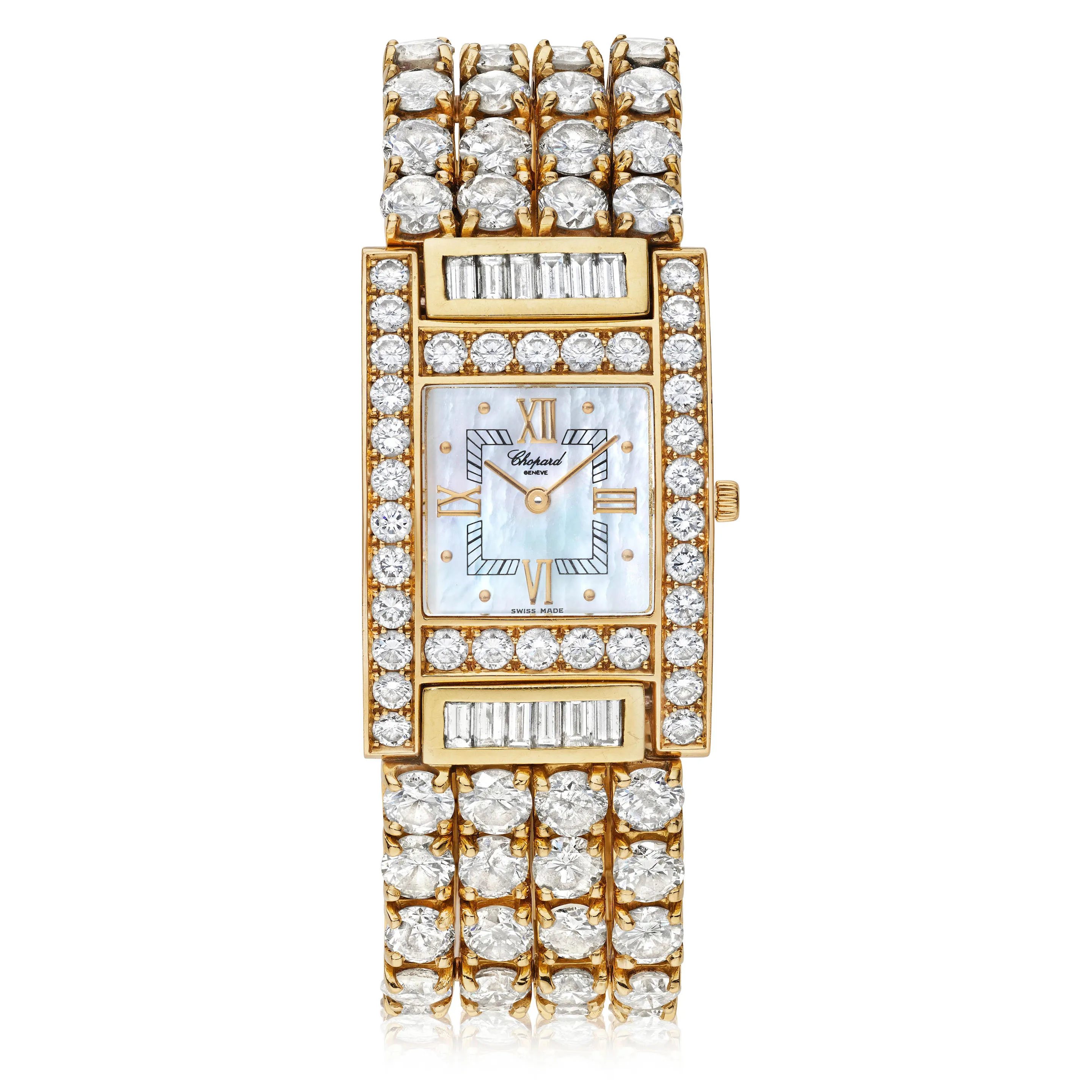 Chopard 13/6621 24mm Yellow gold and diamond-set Mother-of-pearl