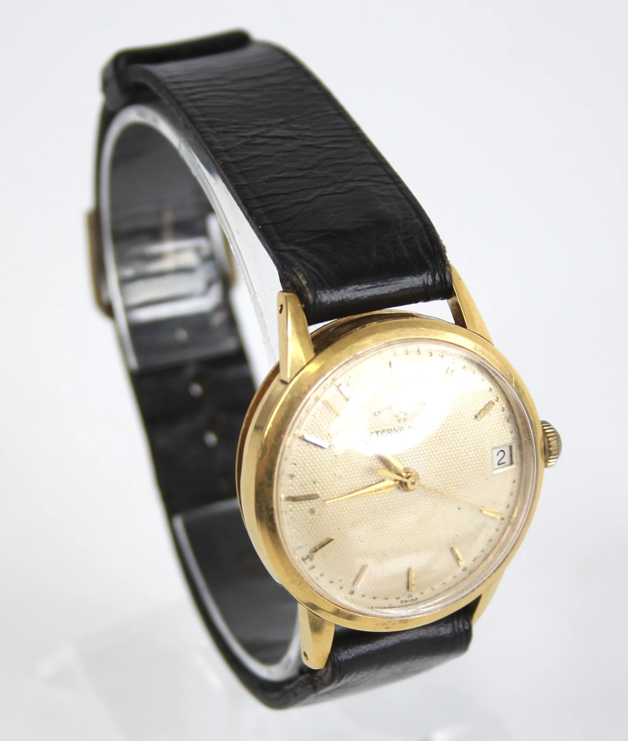 Eterna Eterna-Matic 33mm Yellow gold Champagne 1