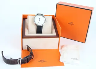 Hermès AR7.710 Stainless steel White