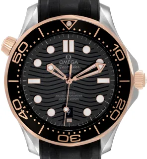 Omega Seamaster Diver 300M 210.22.42.20.01.002 Rose gold and Stainless steel Black