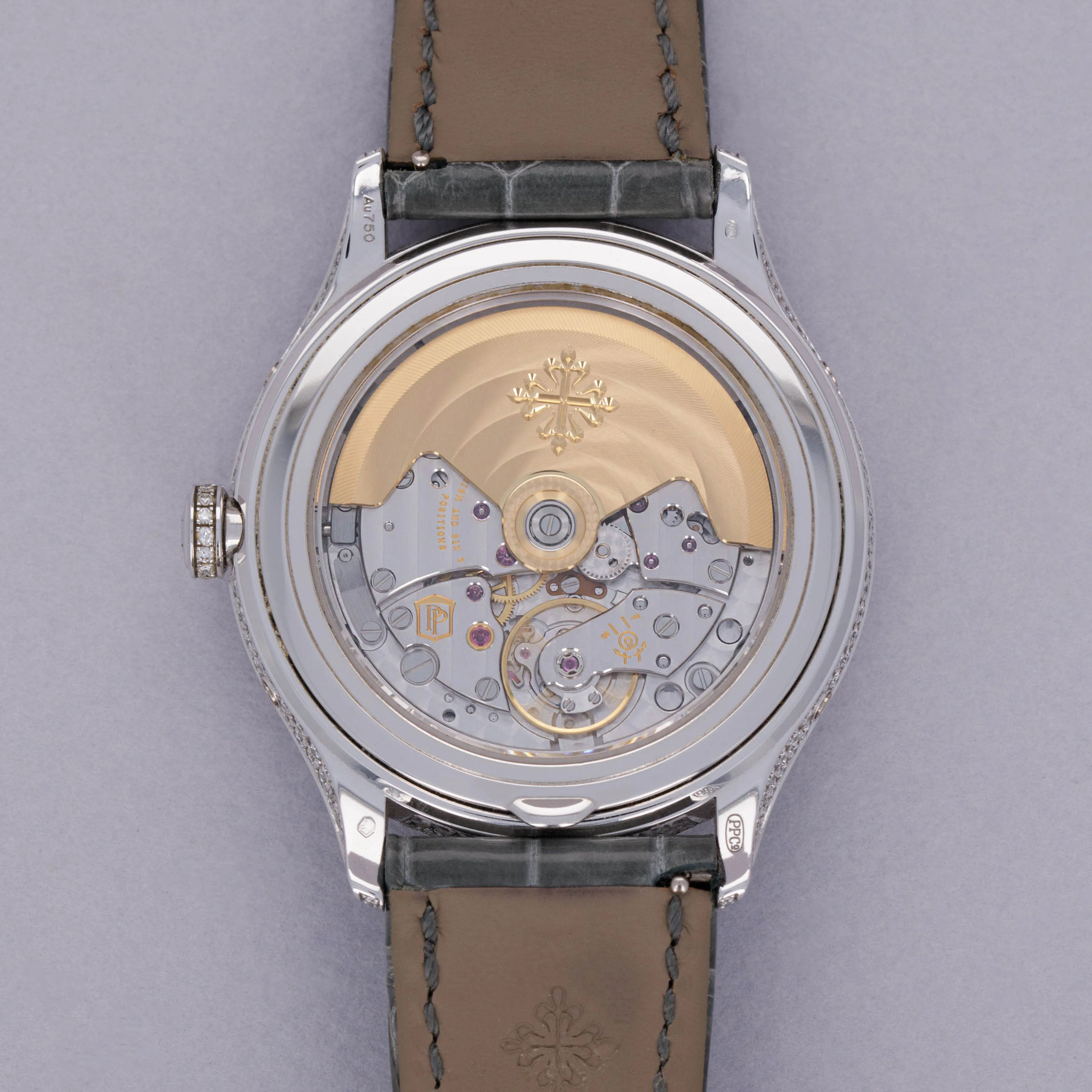 Patek Philippe Annual Calendar 4948G-010 38mm White gold and Diamond White Mother of Pearl 5