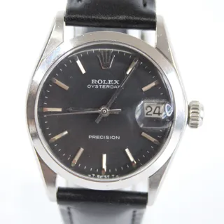 Rolex Oyster Date 6466 Stainless steel Black