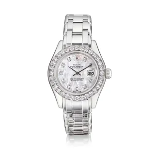 Rolex Pearlmaster 80299 White gold White