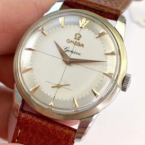 Omega Genève 2903 34mm Stainless steel Cream 2