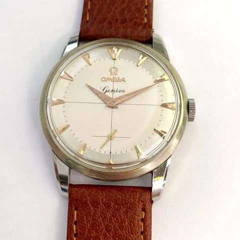 Omega Genève 2903 34mm Stainless steel Cream 4