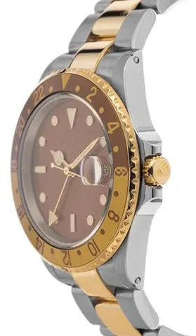 Rolex GMT-Master II 16713 40mm Yellow gold and Stainless steel Brown 2