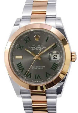 Rolex Datejust 41 126301 41mm Yellow gold and Stainless steel Rose