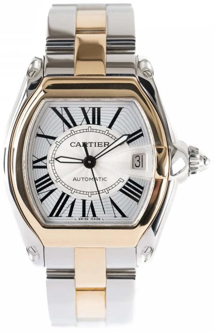 Cartier Roadster 2510 44mm Stainless steel White