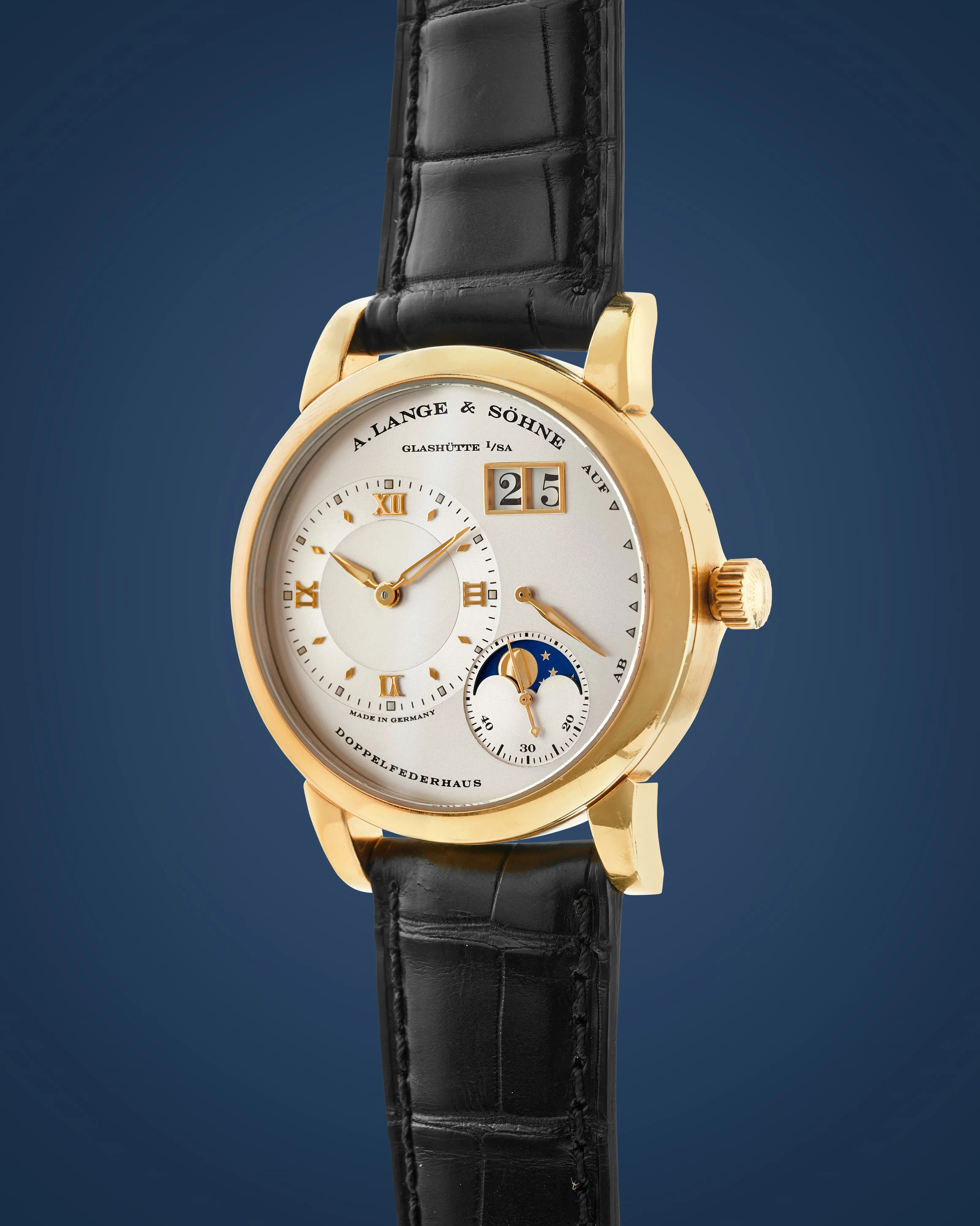 A. Lange & Söhne Lange 1 109.021 38mm Yellow gold Silver