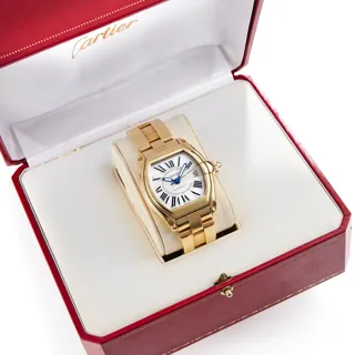 Cartier Roadster 2524 Yellow gold Silver