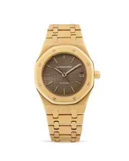 Audemars Piguet Royal Oak 14790BA Yellow gold Gray