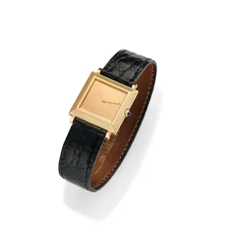 Boucheron Carrée 79165 25mm Rose gold Gilded