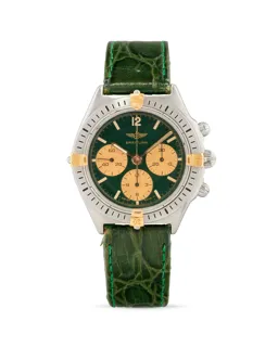 Breitling Callisto 80520 Yellow gold and Stainless steel Green