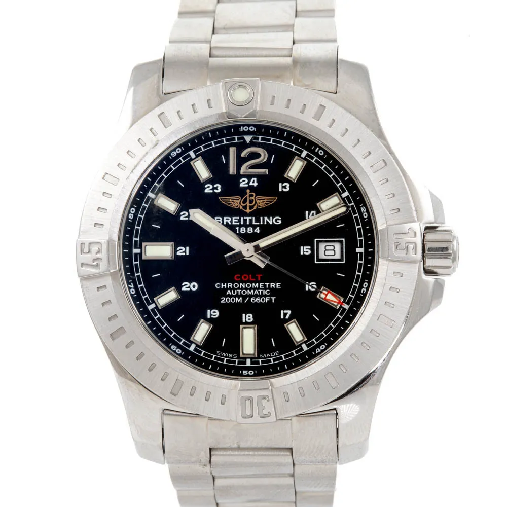 Breitling Colt A17388 44mm Stainless steel Black