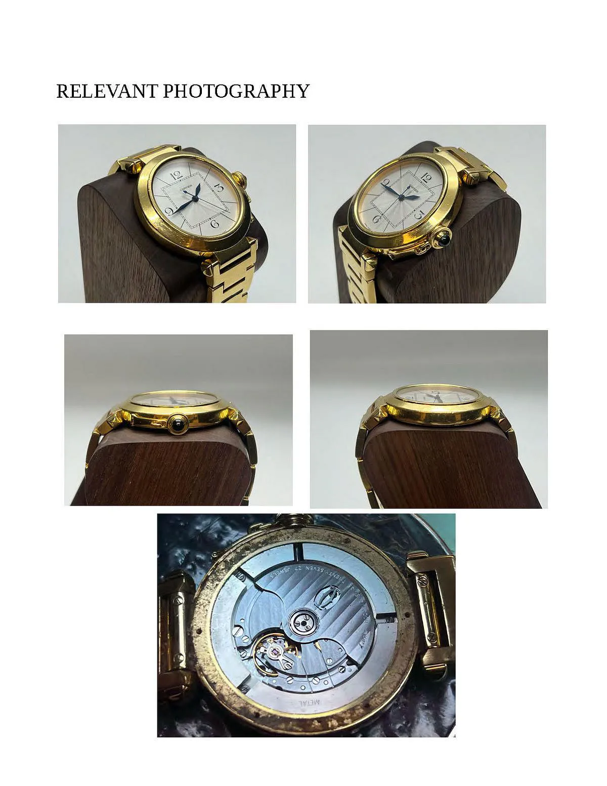 Cartier Pasha 18k yellow gold 15