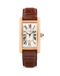 Cartier Tank Américaine 2505 Rose gold White