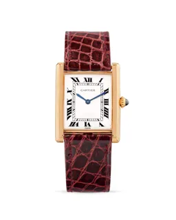 Cartier Tank Louis Cartier 96019 Yellow gold White