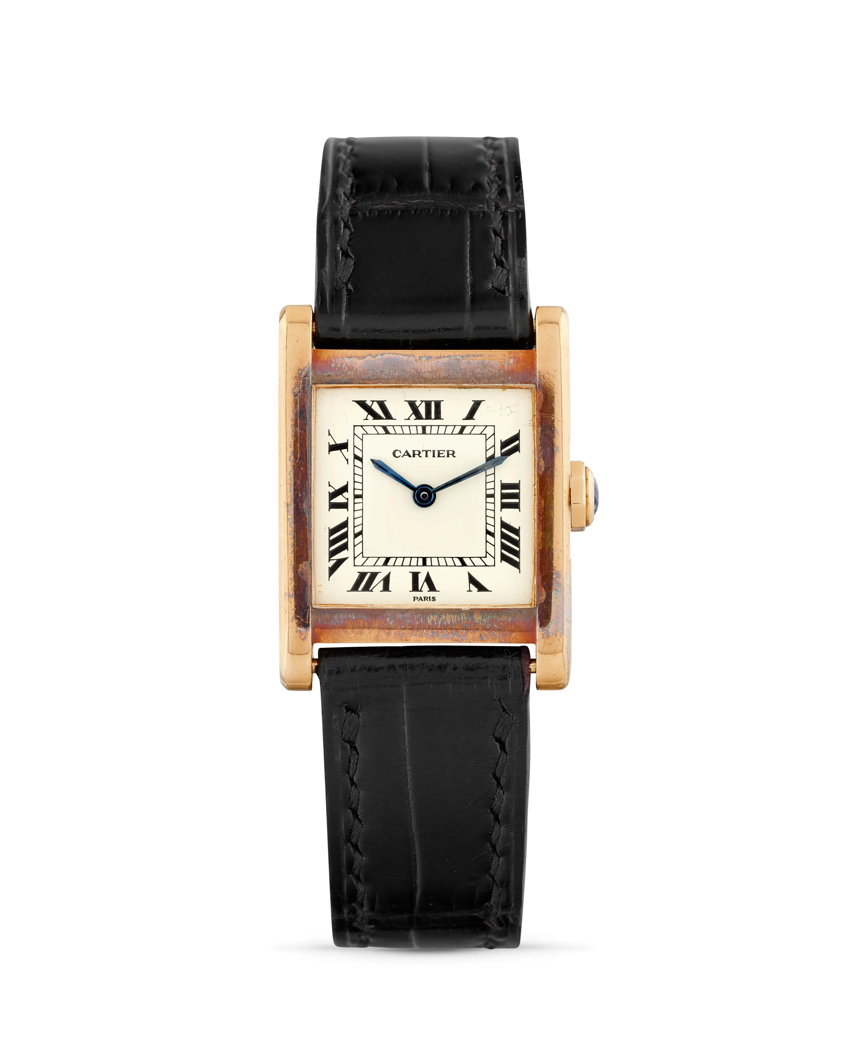 Cartier Tank Normale 78092 22mm Yellow gold White