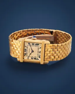 Cartier Tank Chinoise Yellow gold Cream