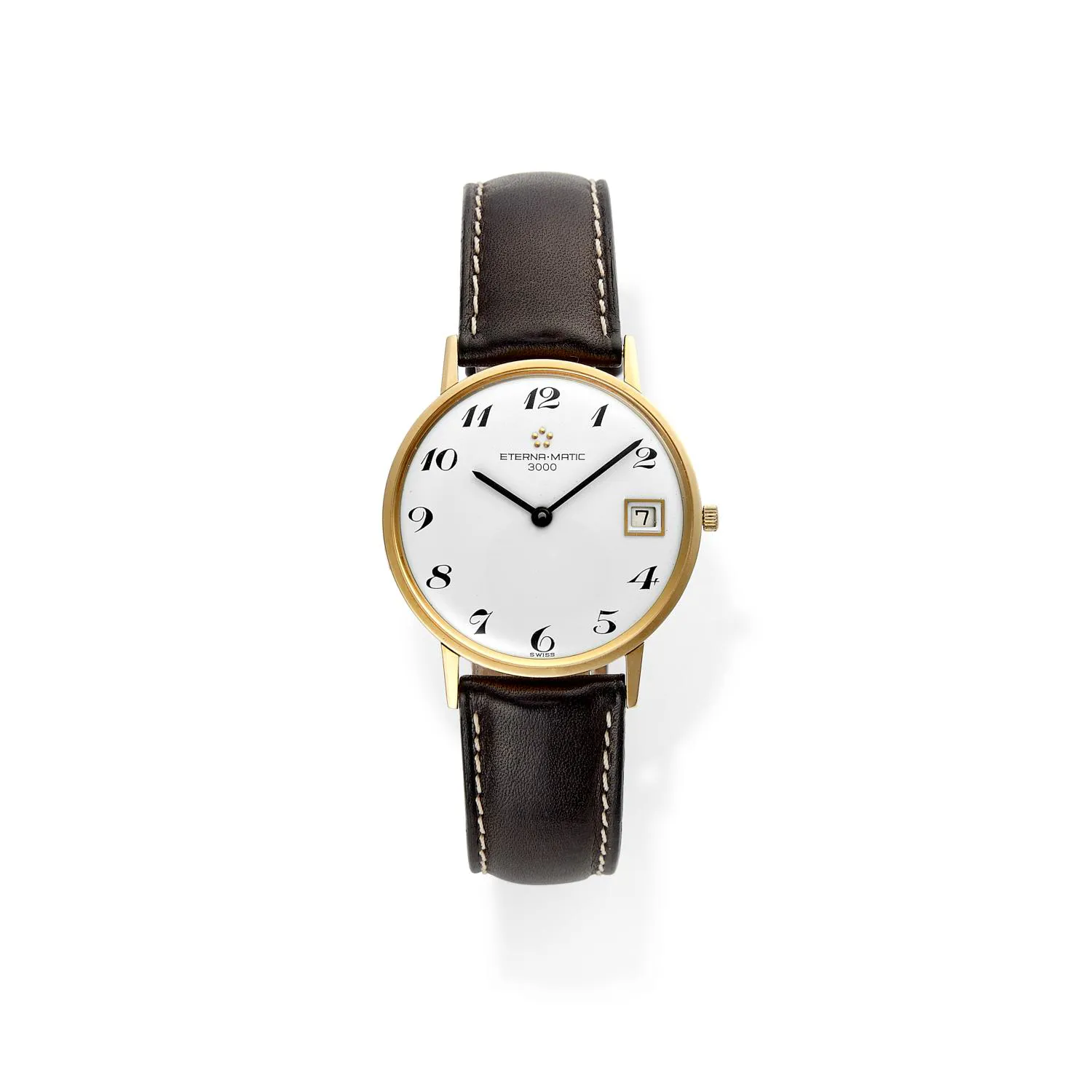 Eterna Eterna-Matic 34.5mm Yellow gold White