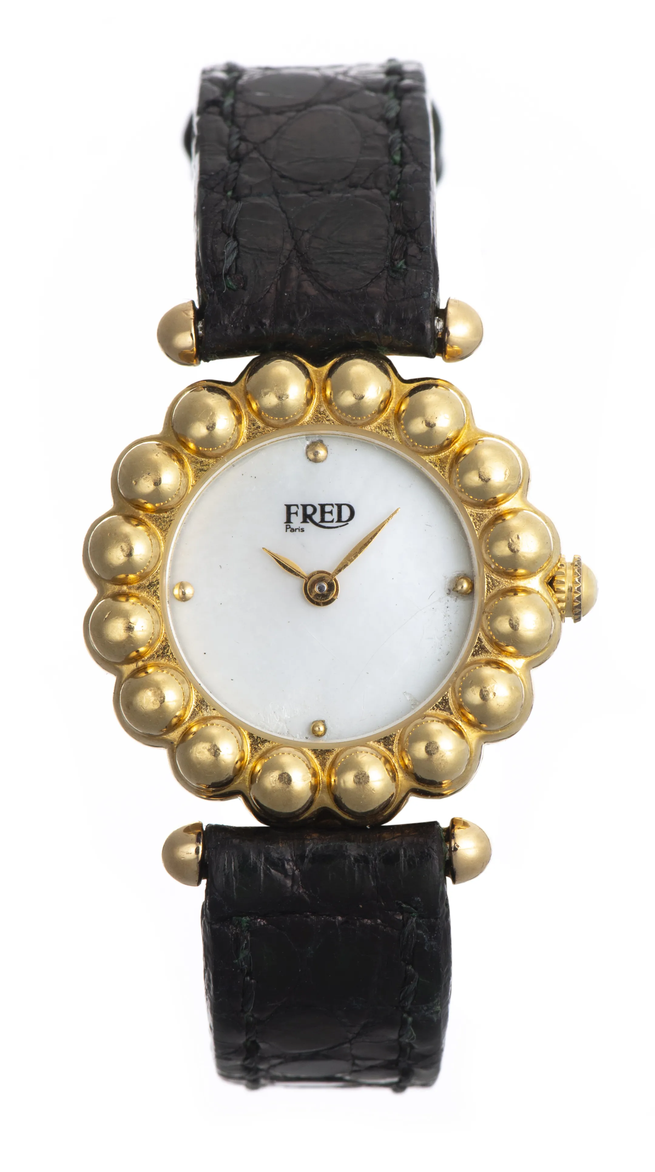 Fred Watches 21mm Yellow gold White