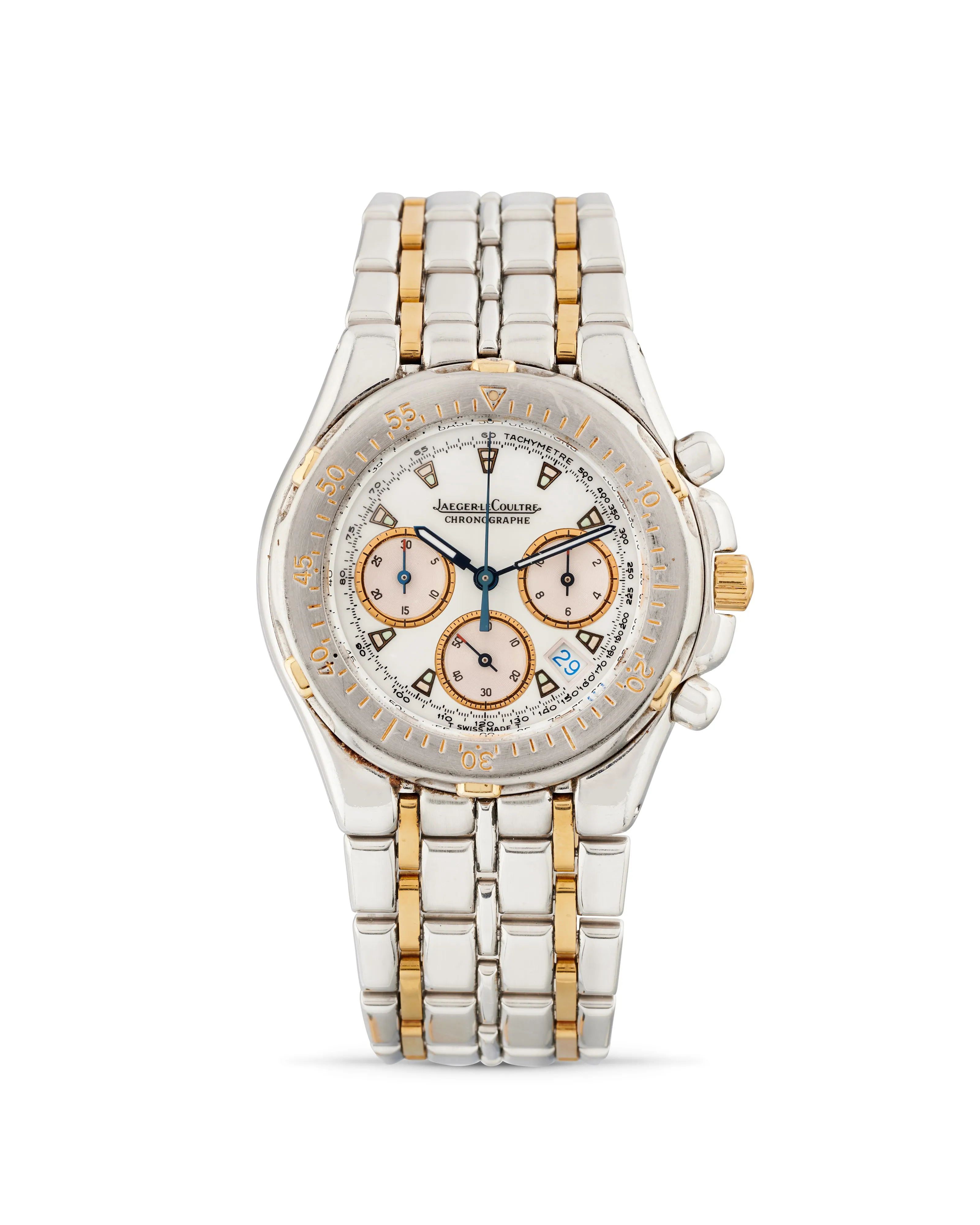 Jaeger-LeCoultre Kryos 305.5.31 34mm Yellow gold and Stainless steel White