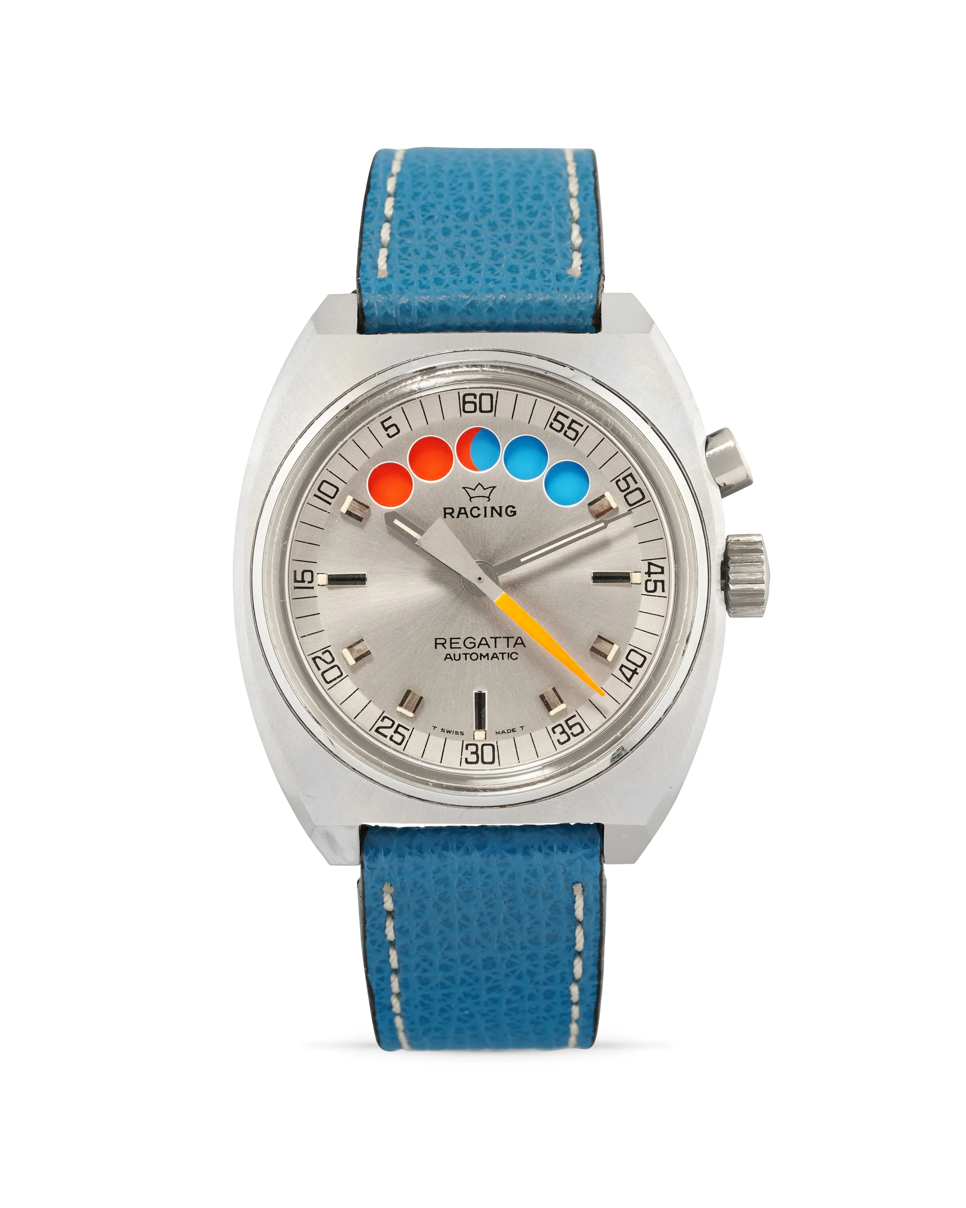 Lemania Regatta 9853 39mm Stainless steel Silver