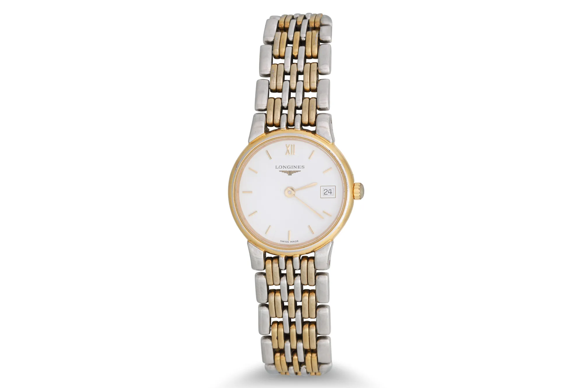 Longines Yellow gold and Stainless steel White