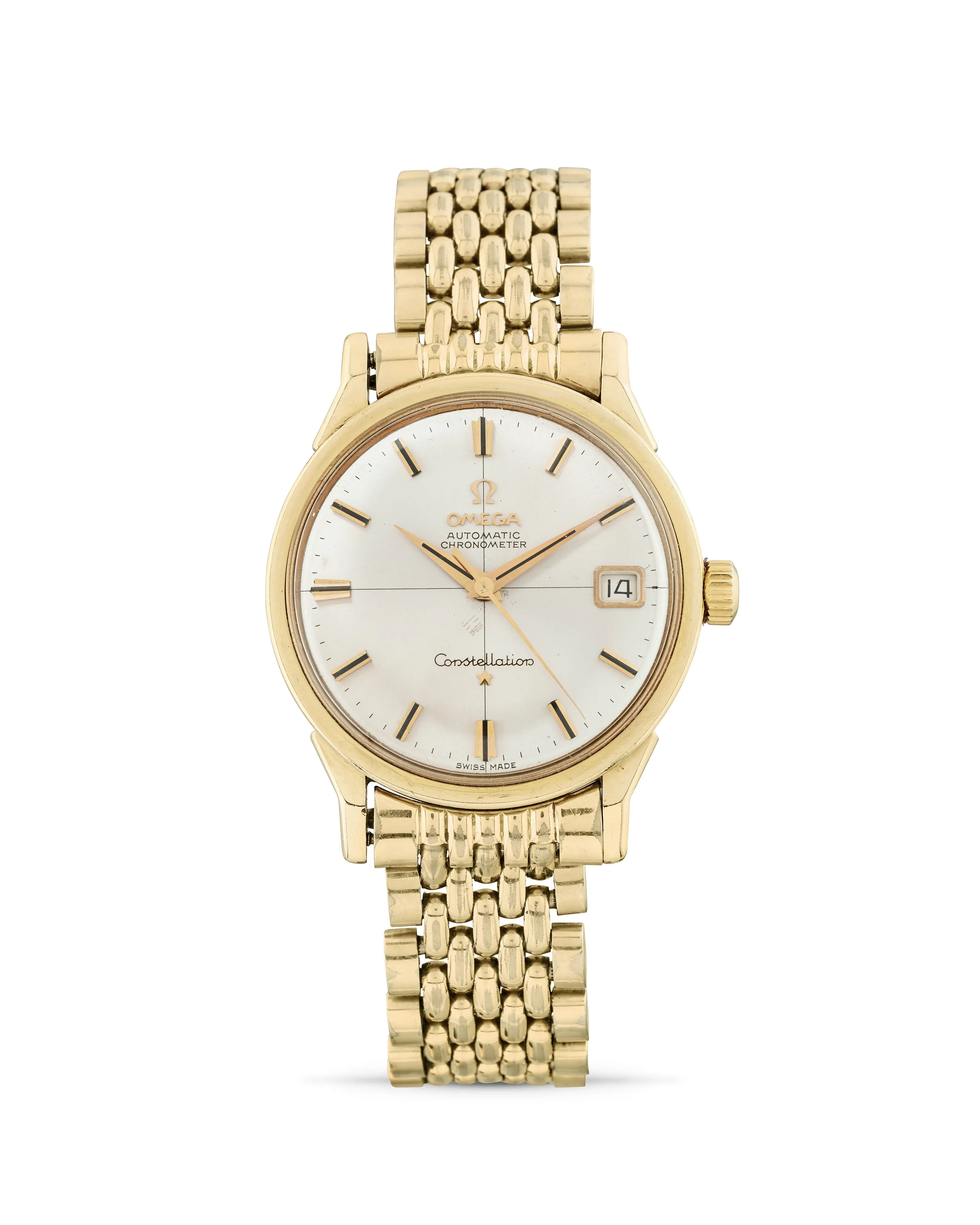 Omega Constellation 14902 34mm Gold-plated steel Silver