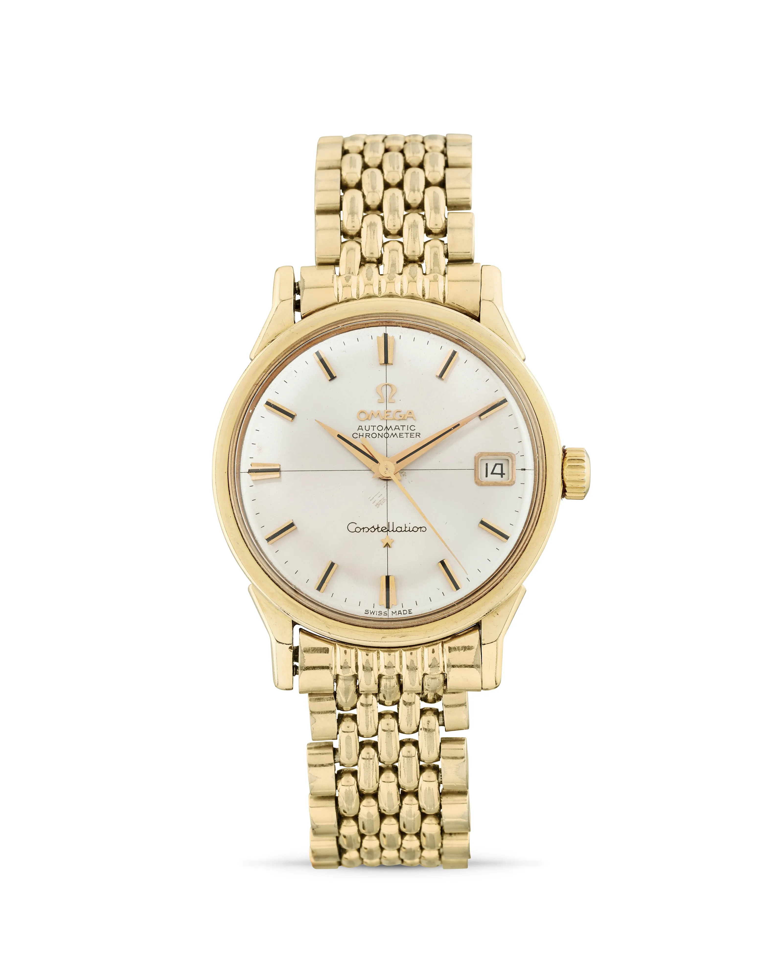 Omega Constellation 14902 34mm Stainless steel and Gold-plated Silver