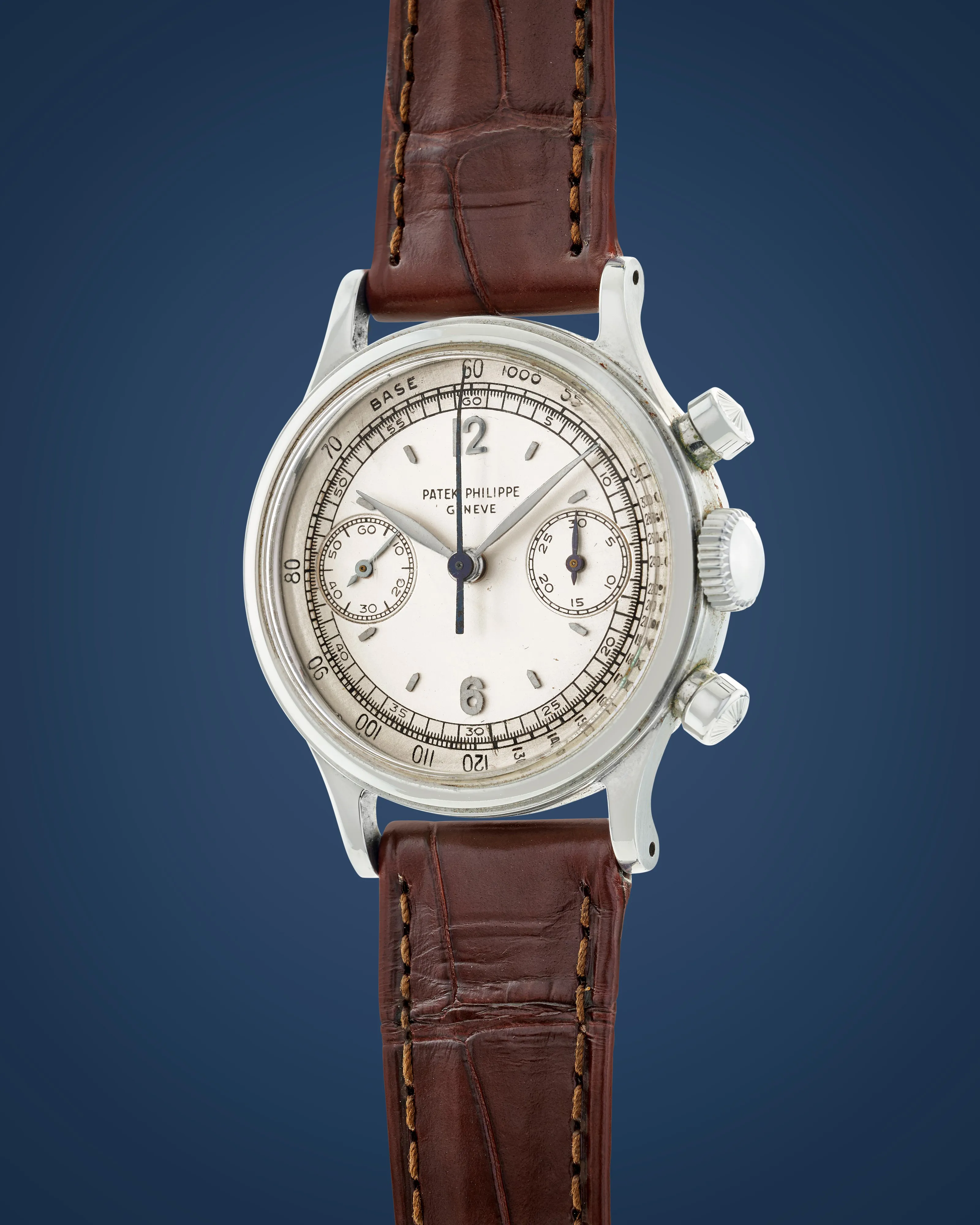 Patek Philippe Chronograph 1463 35mm Stainless steel Two-tone Silver