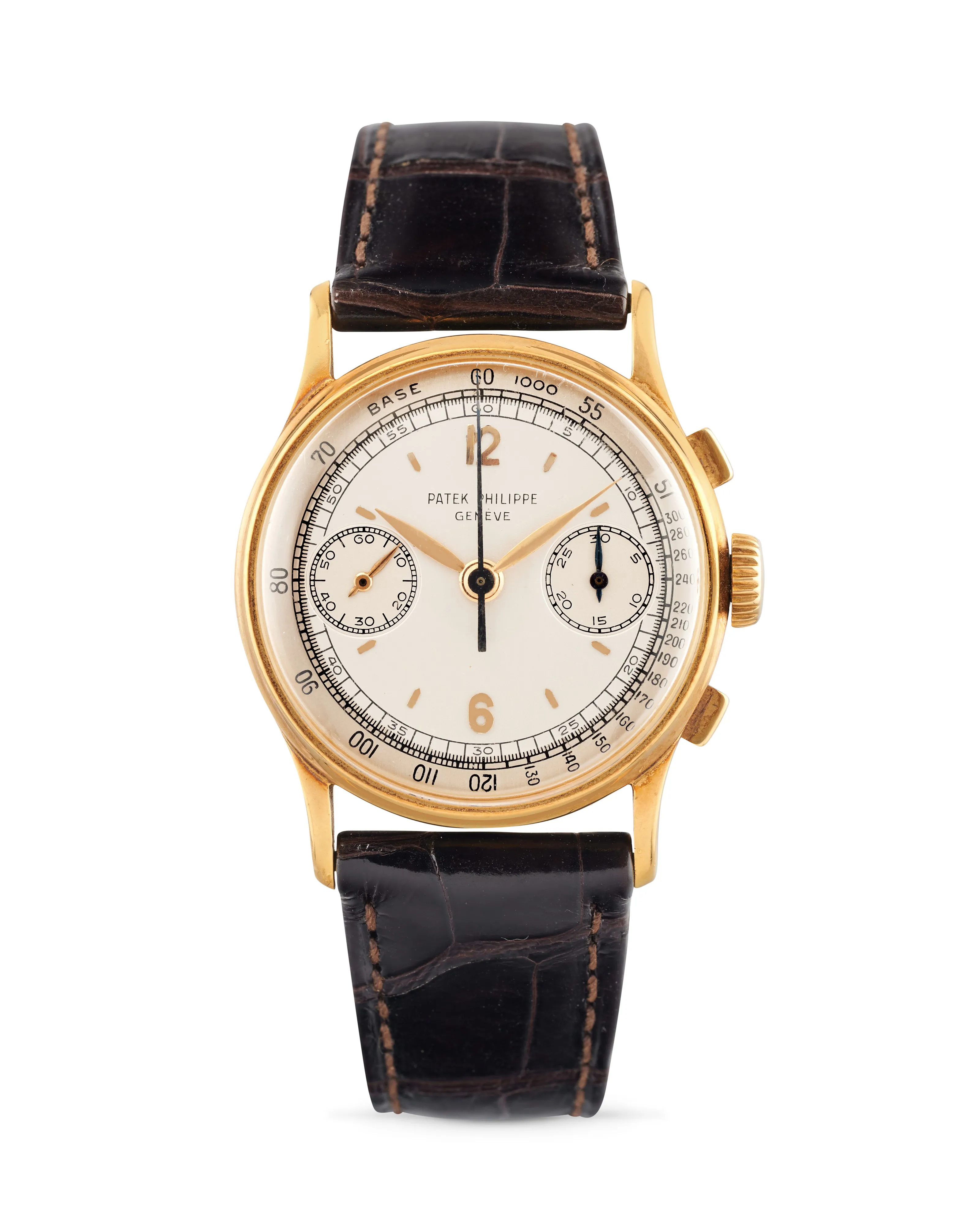 Patek Philippe Chronograph 130 33mm Yellow gold Silver 1