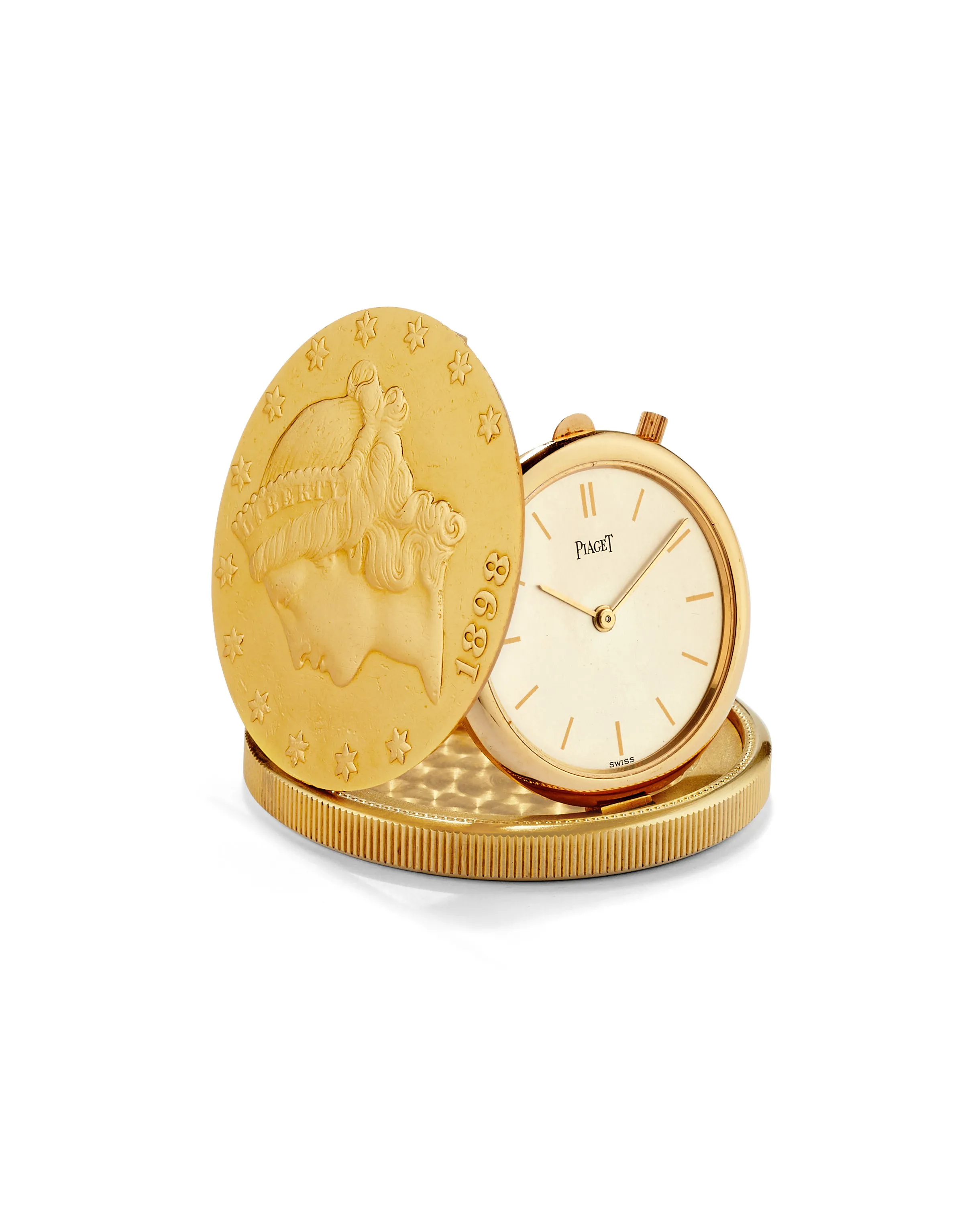 Piaget Coin 35mm Yellow gold Silver