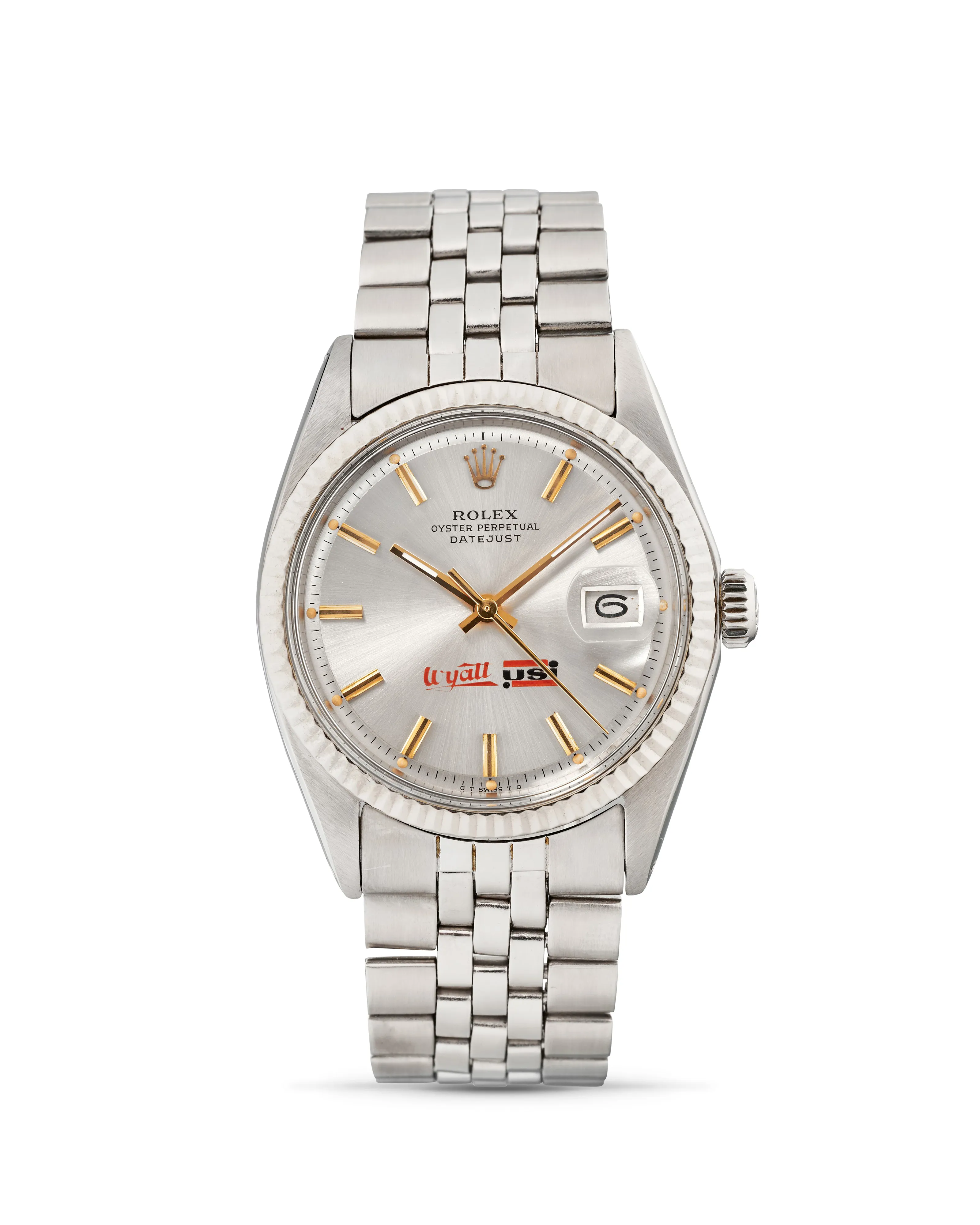Rolex Datejust 1601 36mm White gold and stainless steel Silver
