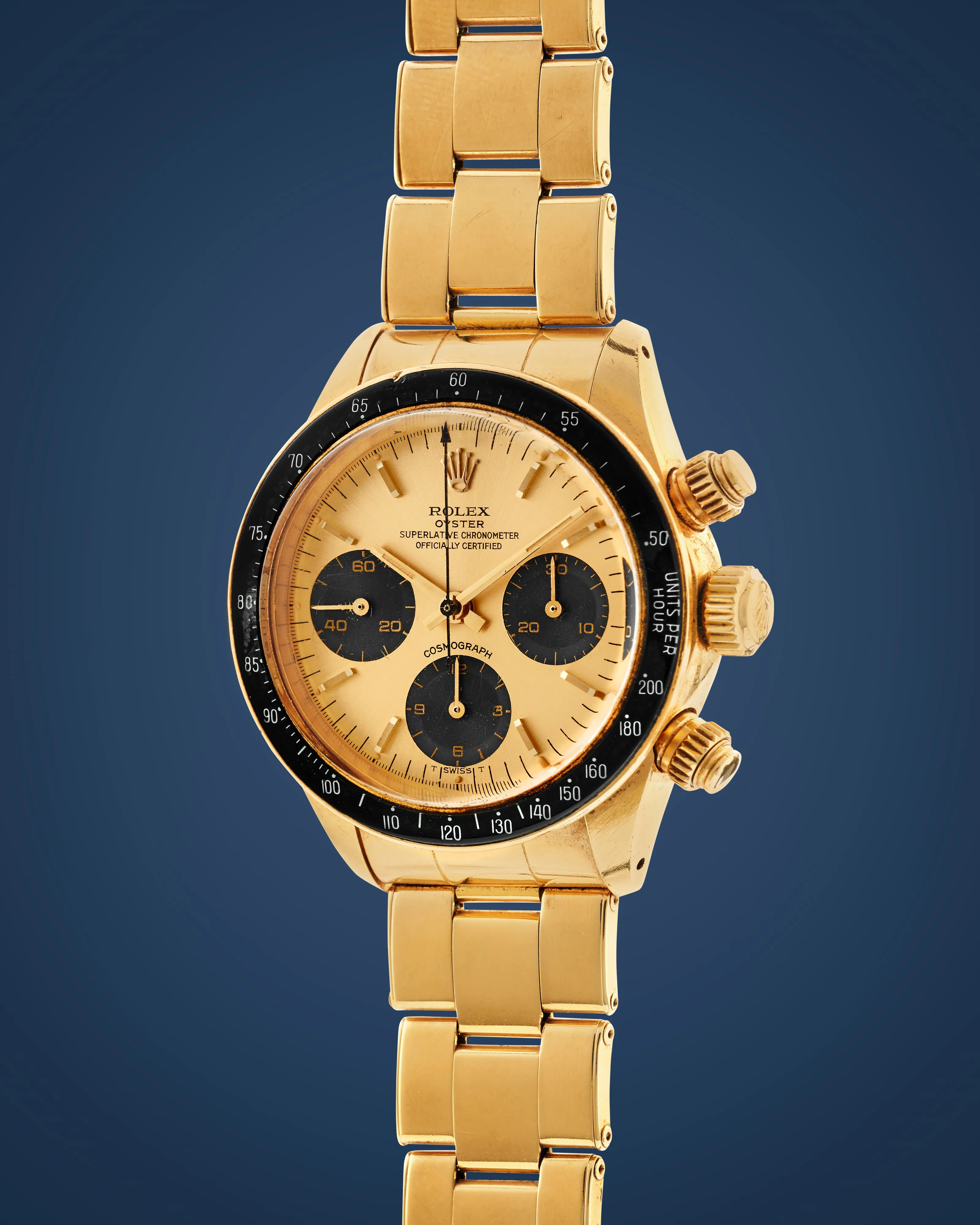 Rolex Daytona 6263 37mm Yellow gold Champagne