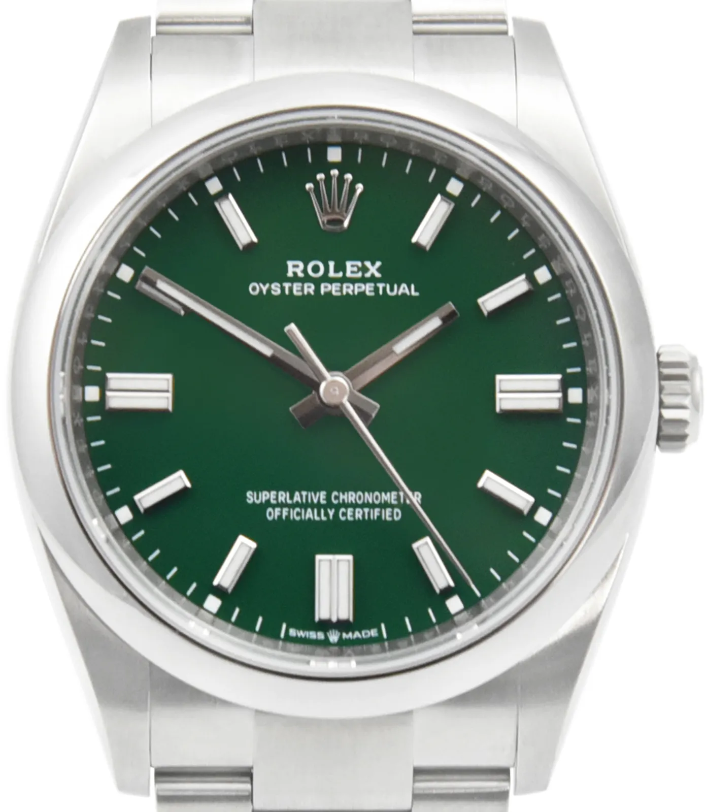 Rolex Oyster Perpetual 126000 36mm Stainless steel Green