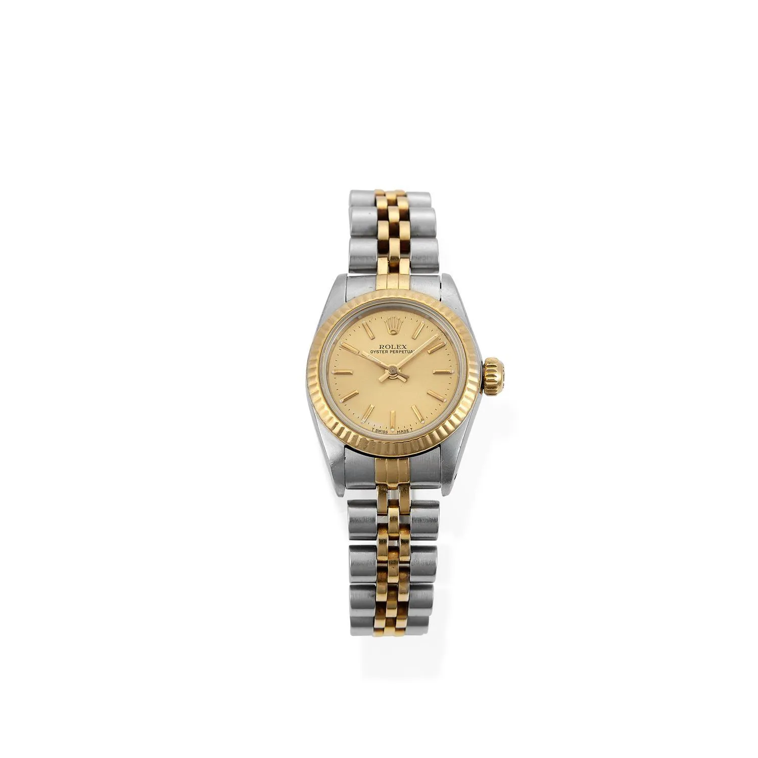 Rolex Oyster Perpetual 67193 24mm Yellow gold and Stainless steel Gold