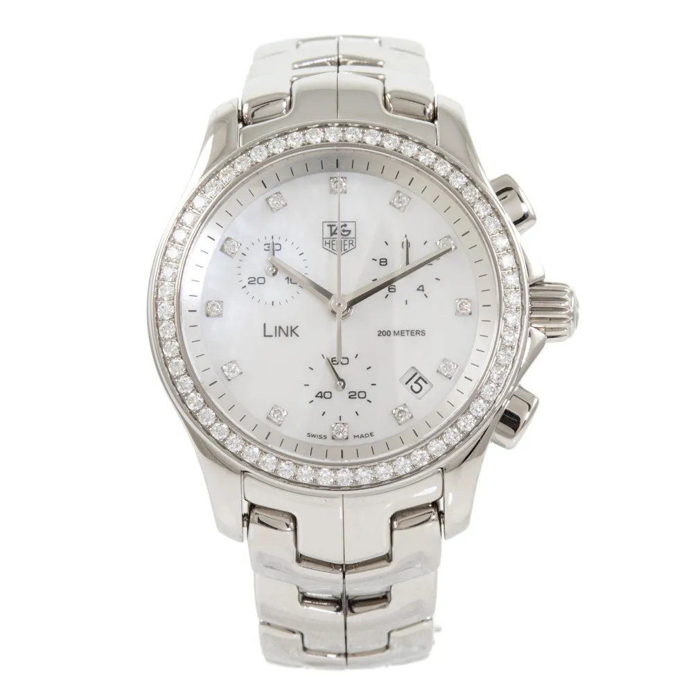 TAG Heuer Link CJF1314 33mm Stainless steel and Diamond White