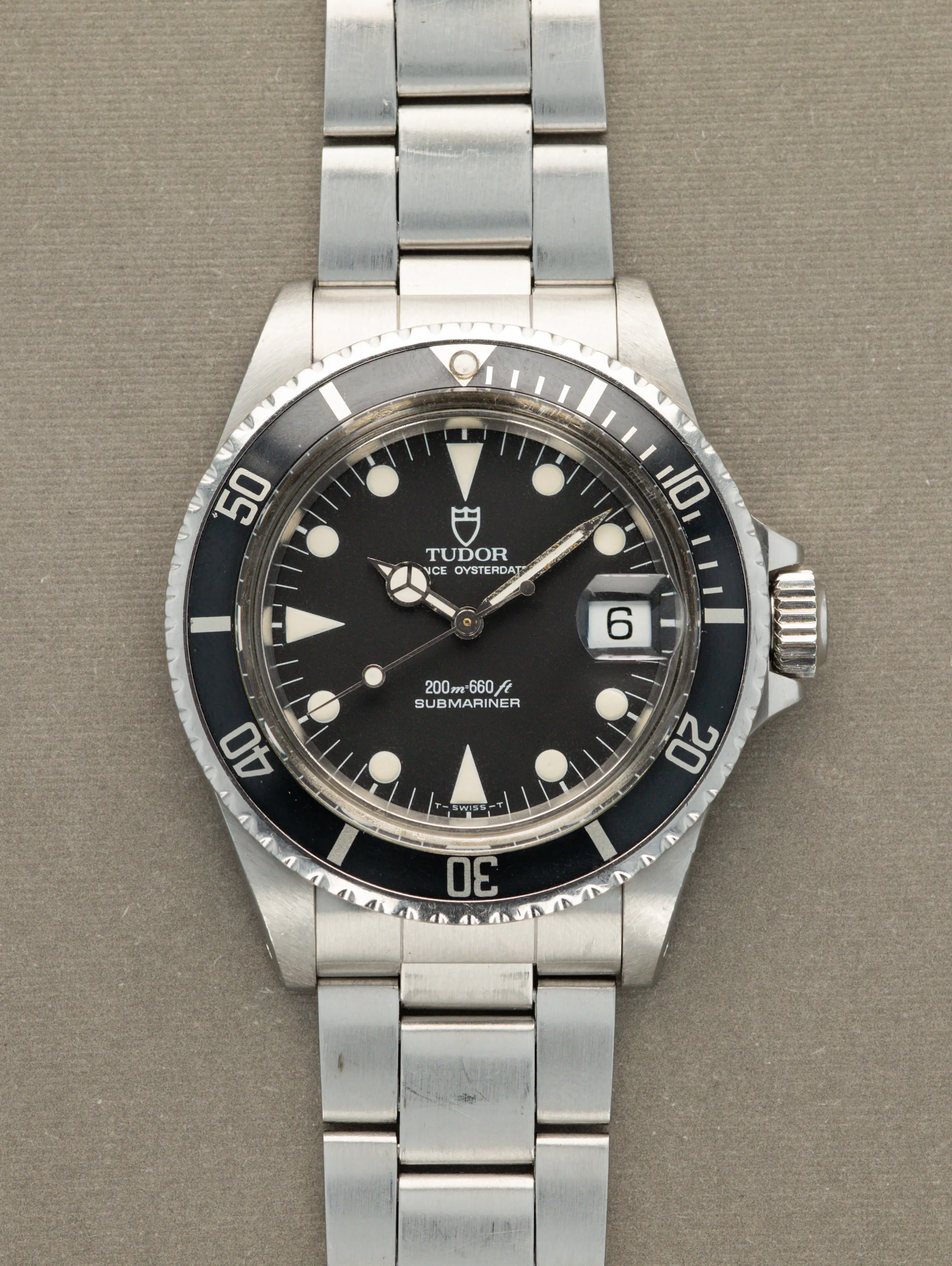 Tudor Submariner 79090 40mm Stainless steel Black