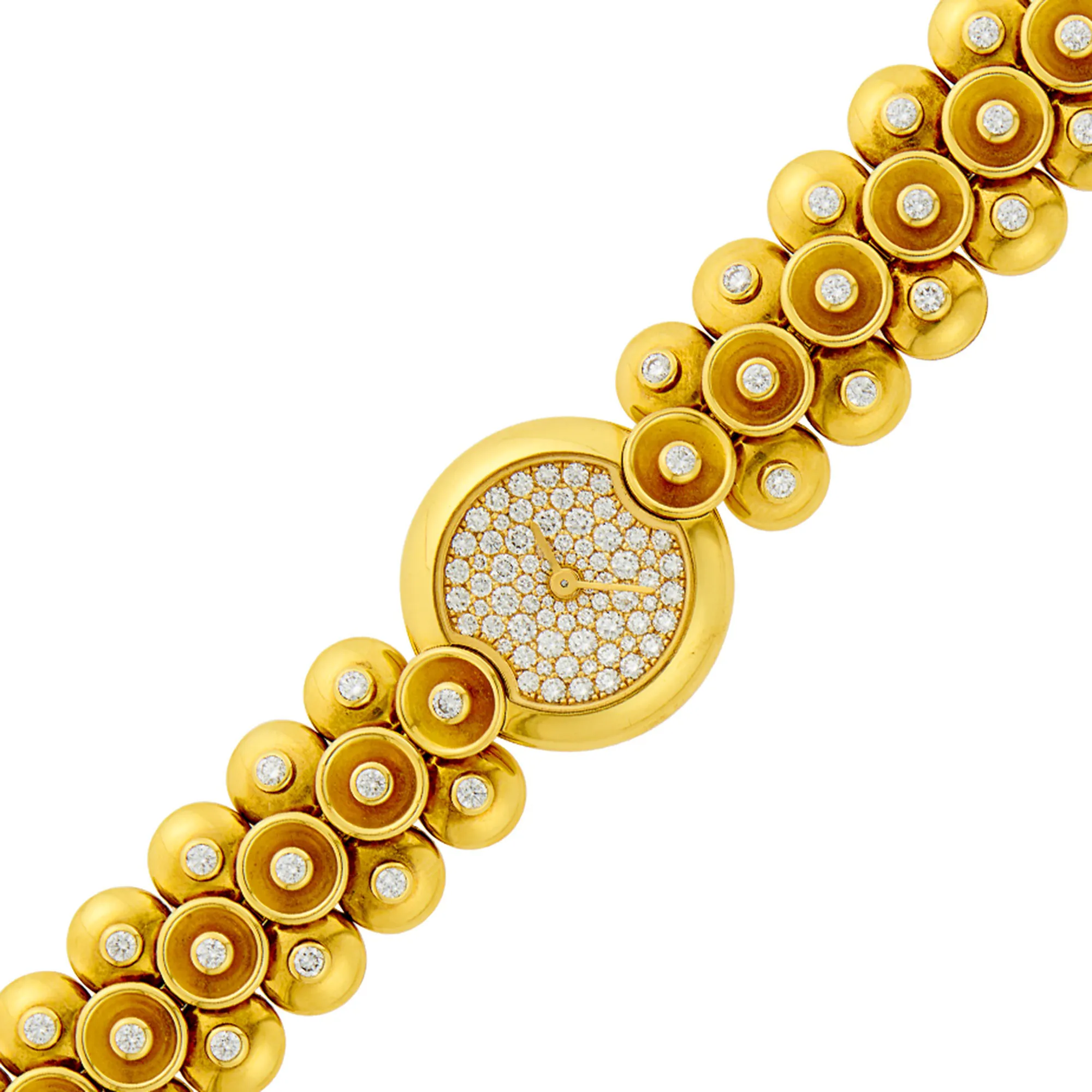 Van Cleef & Arpels Bouton d' or 21mm Yellow gold Diamond-set