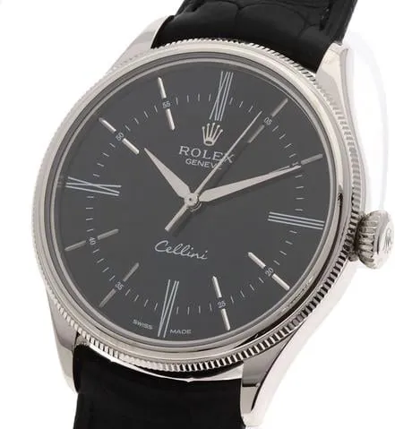 Rolex Cellini 50509 39mm White gold Black