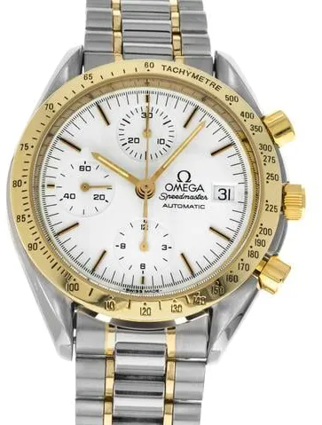 Omega Speedmaster 175.0043 38mm Yellow gold and stainless steel White