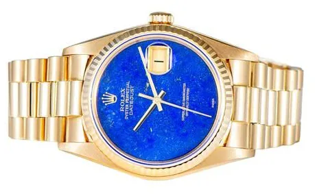 Rolex Datejust 36 16018 36mm Yellow gold Blue 3