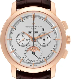 Vacheron Constantin Traditionnelle Perpetual Calendar 47292/000R-9392 Rose gold Silver